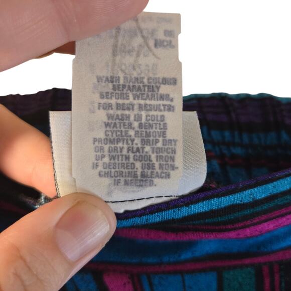 Koret Multicolor Striped Culottes, Size XL – Vibrant Wide-Leg Comfort [0122] - Picture 7 of 8